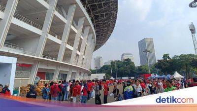 Indonesia Vs Irak: Antrean Suporter Sudah Mengular di GBK - sport.detik.com - Australia - Indonesia