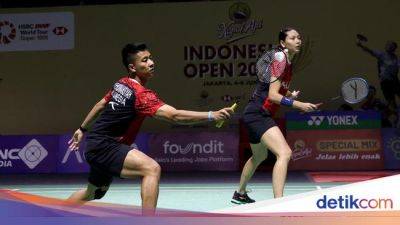 Hasil Indonesia Open 2024: Dejan/Gloria Kalah di Perempatfinal