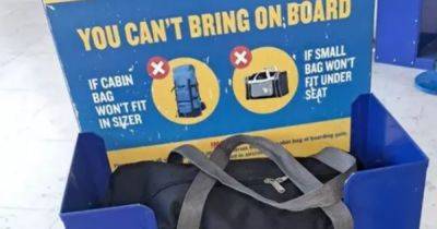 'I bought a £35 cabin bag for a Ryanair flight - it fit more clothes than I thought and didn't cost a penny extra to take on'