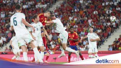 Unai Simón - Nico Williams - Mikel Oyarzabal - Jesus Navas - Daniel Ballard - Spanyol Vs Irlandia Utara: Tim Matador Menang 5-1 - sport.detik.com