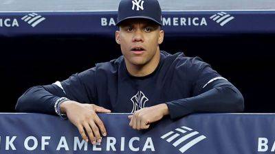 Juan Soto - Anthony Rizzo - Aaron Boone - Yankees' Juan Soto will miss series finale vs. Dodgers - ESPN - espn.com - New York - Los Angeles - state Minnesota - county San Diego