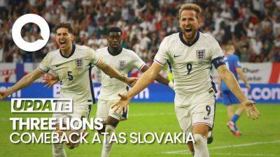 Inggris Vs Slovakia: Gol Telat Harry Kane Bawa Inggris ke Perempatfinal