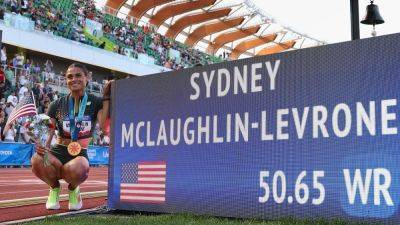 Sydney McLaughlin-Levrone sets new 400m hurdles world record