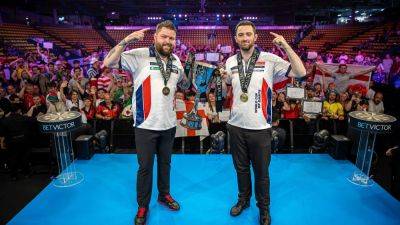 Star duo triumph for England at World Cup of Darts