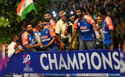 Virat Kohli - Rohit Sharma - Narendra Modi - Ravindra Jadeja - Virat Kohli, Ravindra Jadeja Thank Mumbai Police For 'Phenomenal Job' Managing Victory Parade - sports.ndtv.com - South Africa - India - Barbados