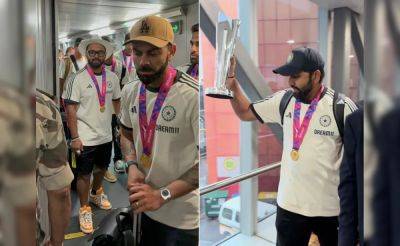 Rohit Sharma's T20 World Cup Champions Get Grand Welcome At Airport, Mega Celebration Planned