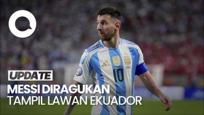 Lionel Messi - Copa America - Argentina - Messi Gabung Latihan, Tapi Masih Diragukan Tampil Lawan Ekuador - sport.detik.com - state Texas