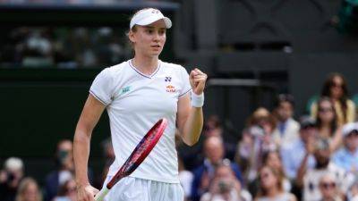 Rybakina beats Svitolina to reach Wimbledon semifinals, will next face Krejcikova