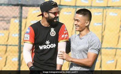 Virat Kohli - Sunil Chhetri - Royal Challengers Bengaluru - "Virat Kohli Sends Funny Memes, That's Majority Of The Chat": Sunil Chhetri - sports.ndtv.com - South Africa - India