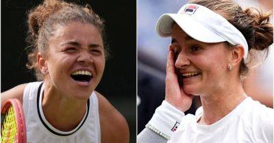 Elena Rybakina - Barbora Krejcikova - Jasmine Paolini - Donna Vekic - Wimbledon day 11: Jasmine Paolini and Barbora Krejcikova set up surprise final - breakingnews.ie - Italy - Czech Republic