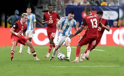 Lionel Messi - Argentina See Off Canada In Semis To Reach Copa America Final - sports.ndtv.com - Colombia - Usa - Argentina - Canada - county Miami - Uruguay