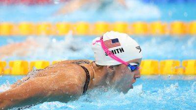 Summer Olympics - Maddie Meyer - Olympic medalist Regan Smith wears USA swim cap with pride ahead of Paris: 'I'm so proud to be American' - foxnews.com - Usa - county Smith