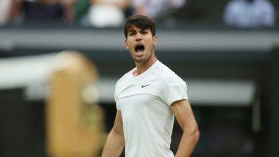 Emma Raducanu - Carlos Alcaraz - Jannik Sinner - Alcaraz stretched, Sinner sublime, Raducanu roars on at Wimbledon - channelnewsasia.com - Britain - France - Germany - Spain - Italy - Usa - New York