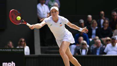 Elena Rybakina - Elina Svitolina - Barbora Krejcikova - Elena Rybakina and Barbora Krejcikova set up Wimbledon semi-final - rte.ie - Russia - Kazakhstan