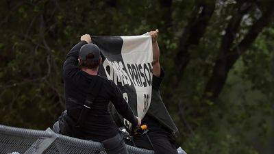 James Gilbert - Anti-Israel protesters arrested after locking themselves inside fence at NASCAR's Chicago Street Race - foxnews.com - Israel - state Illinois - Palestine