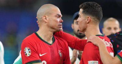 Cristiano Ronaldo - Roberto Martínez - Ruben Dias - Theo Hernandez - Mike Maignan - Diogo Costa - Cristiano Ronaldo and Pepe Portugal futures questioned as Roberto Martinez admits 'it's too soon and raw' - dailyrecord.co.uk - France - Portugal - Slovenia