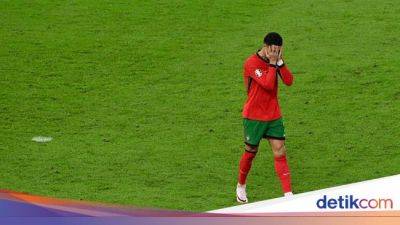 Ekspresi Ronaldo Saat Kalah dari Prancis di Euro 2024