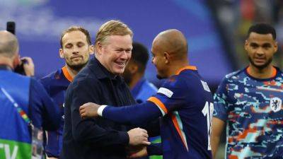 Ronald Koeman - Koeman urges Netherlands players not to drop performance level - channelnewsasia.com - Germany - Netherlands - Romania - Austria - Turkey