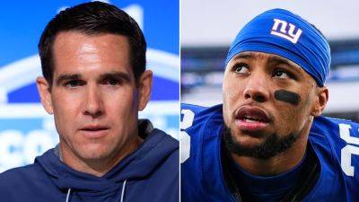 Joe Schoen - Saquon Barkley - Giants GM pleads with Saquon Barkley to give team last call in free agency, HBO's 'Hard Knocks' shows - foxnews.com - Usa - New York - county Eagle