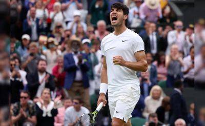 Carlos Alcaraz - Ugo Humbert - Carlos Alcaraz Overcomes Slump To Reach Wimbledon Quarter-Finals - sports.ndtv.com - Britain - France - Spain