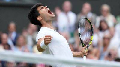 Carlos Alcaraz - Novak Djokovic - Boris Becker - Lorenzo Musetti - Alcaraz eyes a repeat Wimbledon win after defeating Medvedev in semis - ESPN - espn.com - Russia - France - Usa