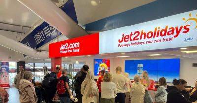 Chaos for '150 passengers' stranded at Manchester Airport as Jet2 plane goes AWOL