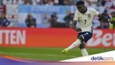 Bukayo Saka - Gareth Southgate - Yann Sommer - Timnas Inggris - Euro 2024: Southgate Puji Keberanian Saka Ambil Penalti - sport.detik.com - Switzerland