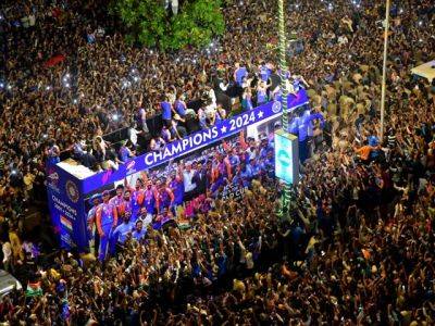 India's T20 WC Triumph Celebration: Victory Parade, Felicitation And More - sports.ndtv.com - India