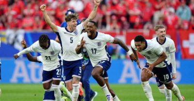 Gareth Southgate - Manuel Akanji - England scrape past Switzerland on penalties to reach Euro 2024 semi-finals - breakingnews.ie - Germany - Switzerland - Jordan