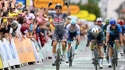 Jasper Philipsen pips Wout van Aert to Tour de France stage 13 win