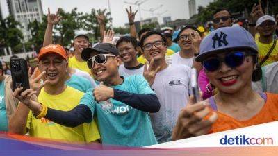Ribuan Peserta Ramaikan Jalan Sehat Wondr Parade - sport.detik.com