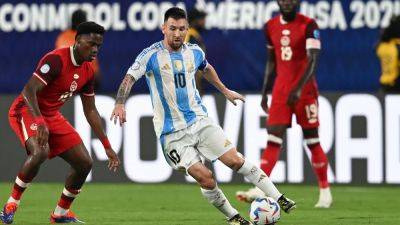 Lionel Messi - Copa America - Angel Di-Maria - Lionel Scaloni - Nicolas Otamendi - Lionel Scaloni hails old guard as Argentina beat Canada to reach another Copa America final - rte.ie - Argentina - Canada - state New Jersey