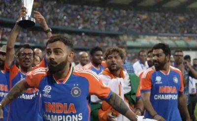 Watch: Virat Kohli, Rohit Sharma's 'Vande Mataram' Victory Lap Guarantees Goosebumps