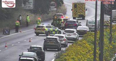 'Multi-vehicle' crash closes lanes of M4 causing long delays - walesonline.co.uk