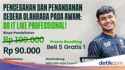 Persib Bandung - PROMO! Beli 5 Gratis 1 Tiket Kelas Obati Cedera Bareng Ahli Fisioterapis Persib - sport.detik.com