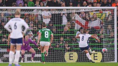 Alessia Russo - Niamh Fahey - Classy England prevail but Julie-Ann Russell goal lifts belief - rte.ie - France - Switzerland - Georgia - Ireland