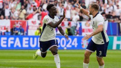 Jude Bellingham - Bukayo Saka - Ivan Toney - Cole Palmer - England beats Switzerland in penalty shootout to reach Euro semifinals - cbc.ca - Switzerland - Italy - Turkey - Jordan