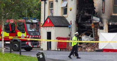Locals speak of horror after man dies after car smashes into popular pub following police chase sparking a blaze