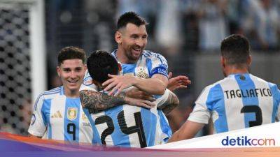 Lionel Messi - Angel Di-Maria - Rodrigo De-Paul - Julian Alvarez - Jonathan David - Enzo Fernandez - Argentina Vs Kanada: Menang 2-0, Messi cs ke Final Copa America 2024! - sport.detik.com - Argentina - county Miami - county Garden