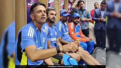 Watch: With Special Message For Rohit Sharma, Rahul Dravid's Final Speech As Head Coach