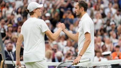 No. 1 Jannik Sinner falls to Daniil Medvedev in 5 sets at Wimbledon quarterfinals