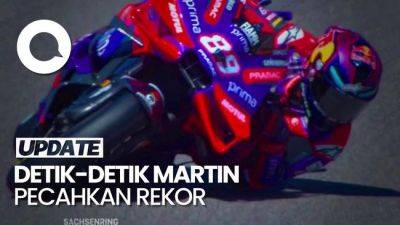 Kualifikasi MotoGP Jerman: Jorge Martin Pole dan Pecahkan Rekor!