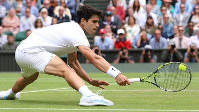 Alcaraz aims for Wimbledon men's title repeat after 4-set victory over Medvedev