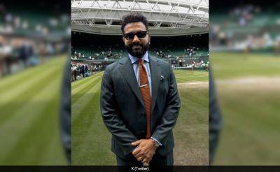 'Style Icon' Rohit Sharma Steals The Show At Wimbledon 2024. See Pics