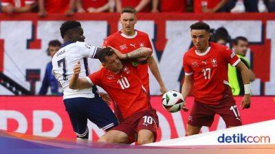 Babak I Inggris Vs Swiss Tuntas Tanpa Gol