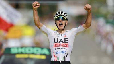 Tadej Pogacar flexes his muscles and claims tour de France overall lead