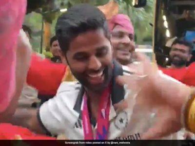 Watch: Suryakumar Yadav Shows Off Dancing Skills As T20 World Cup Winners Reach Delhi