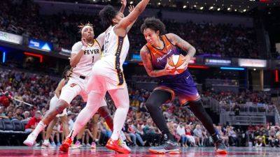 Brittney Griner exits early with injury as Mercury lose to Fever - ESPN