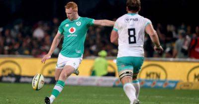 Ciarán Frawley’s late drop goal sees Ireland beat South Africa to draw series