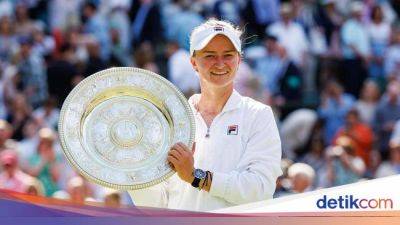 Hasil Wimbledon 2024: Krejcikova Juara usai Tumbangkan Paolini